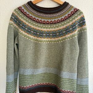 Eribe Alpine sweater Willow green